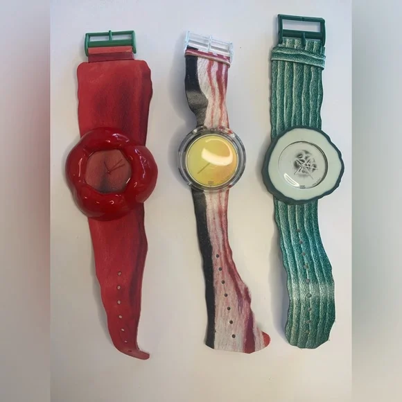 Vintage Swatch Pop Watch Alfred Hofkunst set Watch Identifier: SWATCH Vegetable Watches | KeepTheTime main image 4